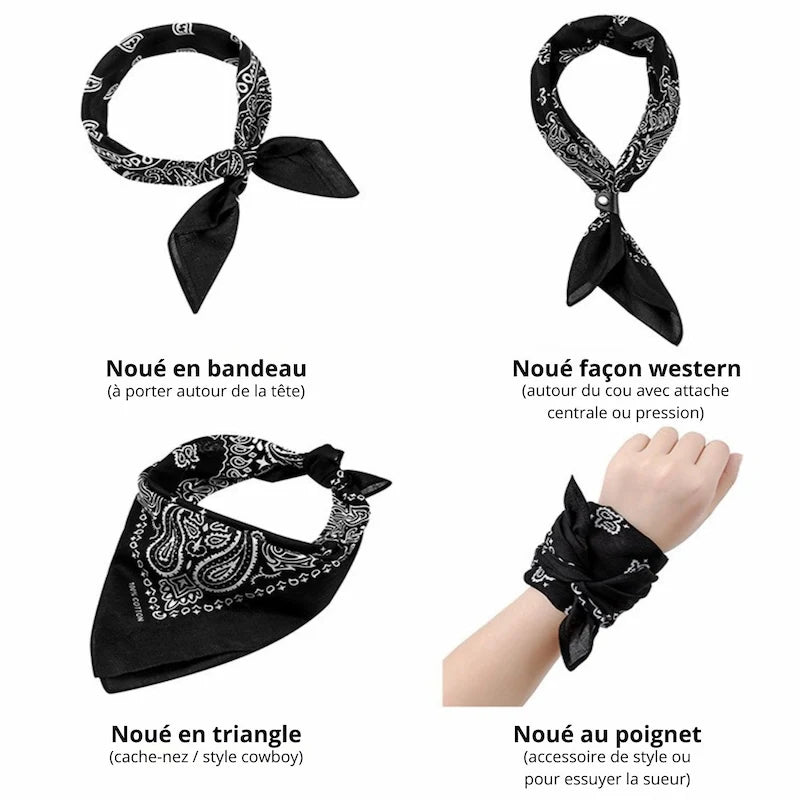 bandana motard Cache Cou Shop