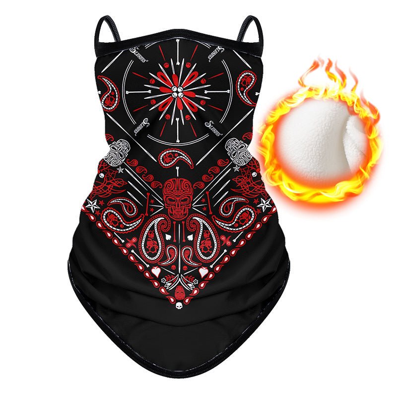 tour de cou moto hiver polaire tribal