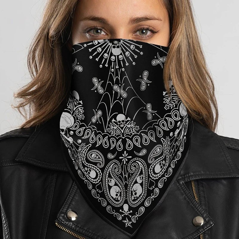 bandana moto avec motif