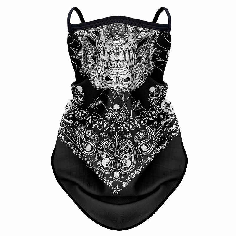 cache cou moto urbain skull