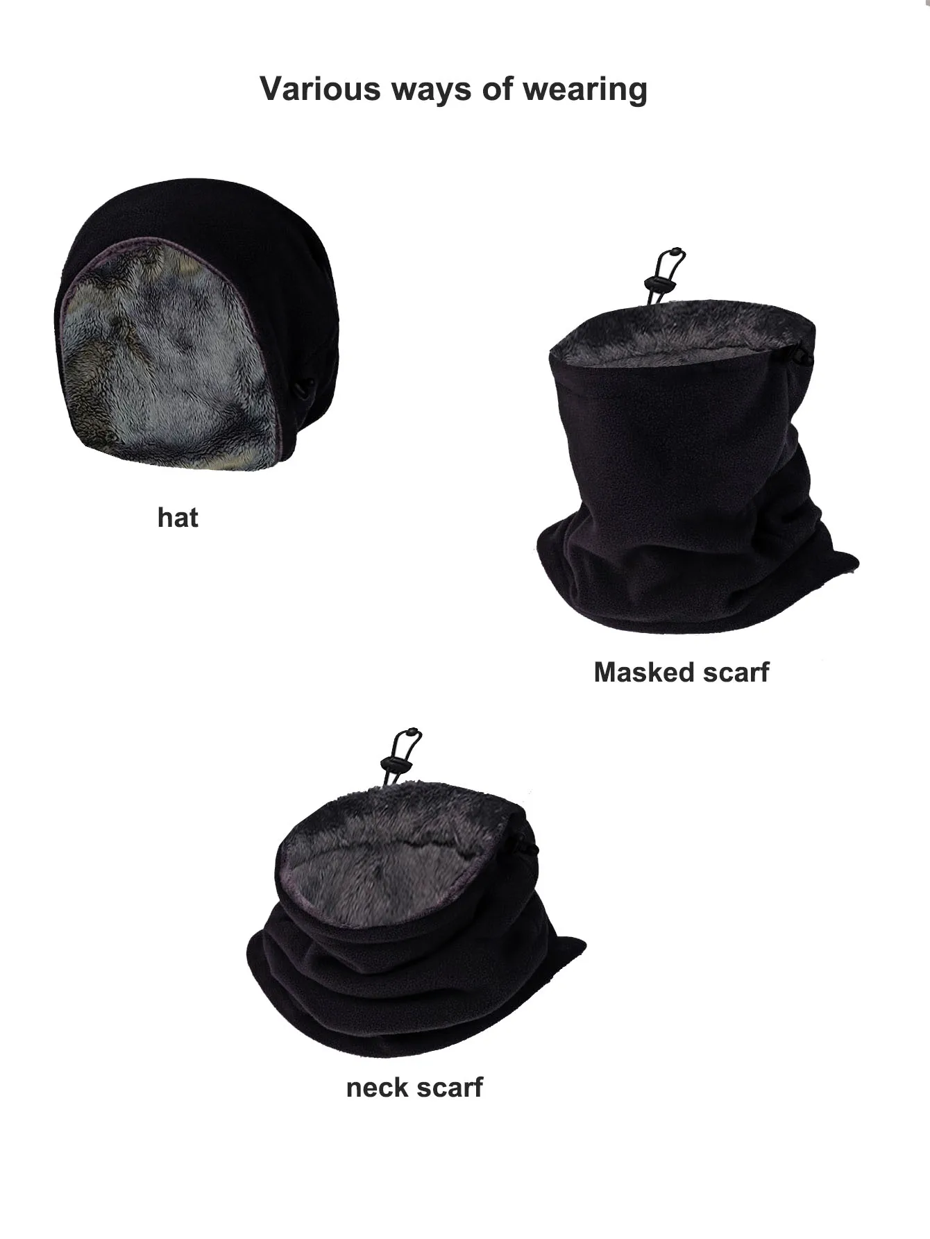 Tour de Cou Polaire Gris – Image 3