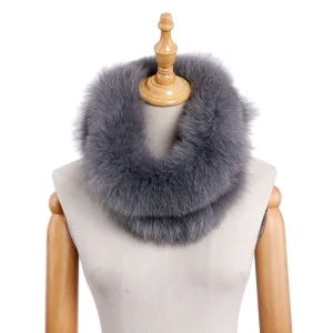 écharpe en fourrure renard