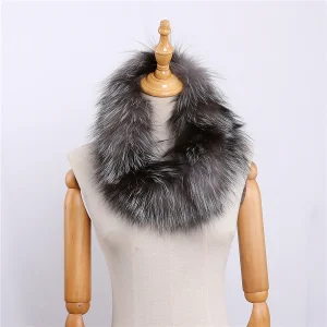 fourrure argenté haute qualité