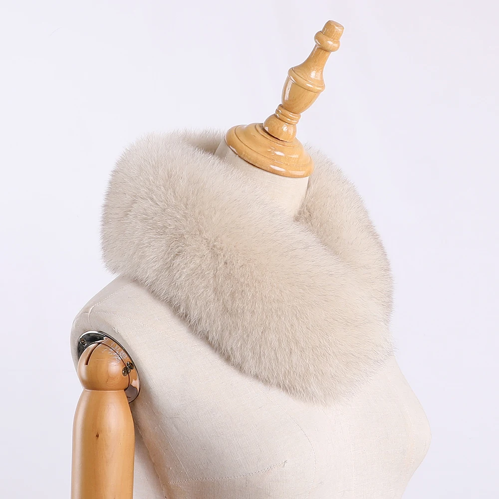 accessoire hiver col fourrure