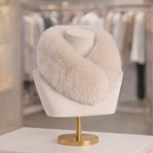 Col Fourrure Beige Élixir